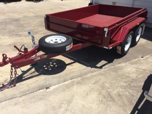 Wholesale Heavy Duty Industrial 10x5 Tandem Box Trailer 2000KG Wtih Rolled C / Plate Floor from china suppliers