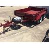 Buy cheap Heavy Duty Industrial 10x5 Tandem Box Trailer 2000KG Wtih Rolled C / Plate Floor from wholesalers
