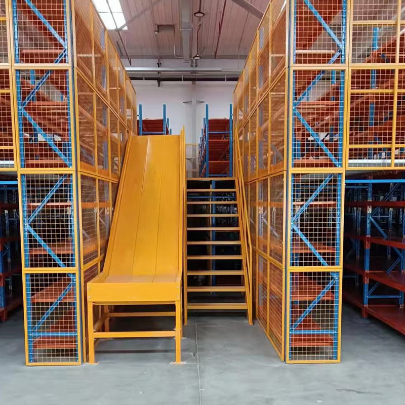2-3 Levels Mezzanine Storage Rack Multi Level For Customized Warehouse Storage