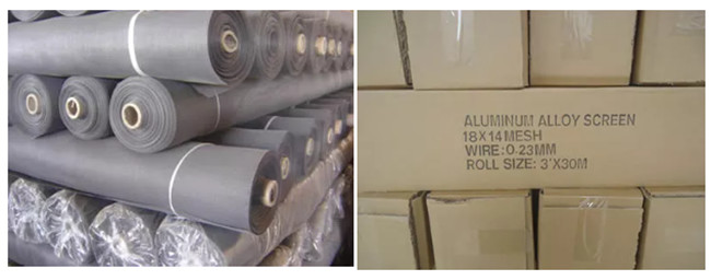 16x16 Window Screen Wire Mesh Light Weight Aluminum Alloy For Mosquito Netting