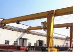 20T Concrete Plant Rail Mounted Semi Gantry Cranes 5m-35m Span