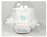 Close fitting waistline of Q.KISS DiARY baby dipers