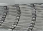 High Strength Stainless Steel Cable Net , Wire Rope Mesh Netting For Children’S