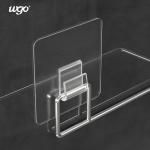 Plastic Hanging Wall Mount Self Adhesive Paper Roll Holder Toilet Tissue Stand