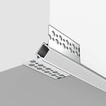 LED Plasterboard Profile Channel Recessed Drywall Plaster Gypsum 6063 T5