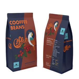 Wholesale Aluminum Foil Coffee Packaging Bag Custom Flat Bottom Pouches For Coffee from china suppliers