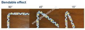 Wholesale 15/45/90 degree bendable S type led strip from china suppliers
