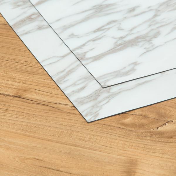 Waterproof Luxury Vinyl Tile Flooring Square Sheets Recycled Materials Dry
