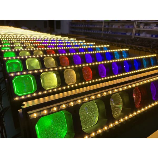 Pixel Zoom 10x60w Rgbw 4in1 Led Beam Bar Moving Head Stage Lights With Backlight