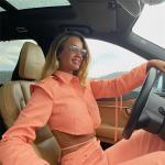 Thick 2 Piece Casual Pants Set Short T Shirt High Waist Straight Leg Pants Suit