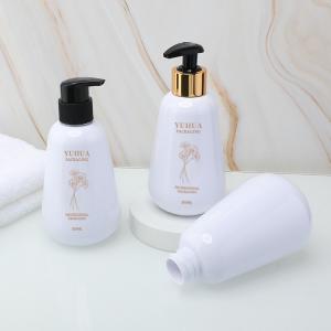 China Screw Cap Plastic Cosmetic Bottle 300ml Shampoo And Conditioner Bottles on sale