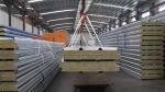 Heat Insulation Fireproof Rock Wool Sandwich Panel Roof Panel For Prefabricated