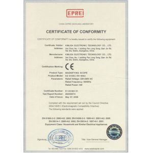 Kimlida Electronic Technology Co., Ltd Certifications