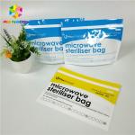 Silicone Snack Food Packaging Bags Reusable Leakproof Foodsaver For Heating /