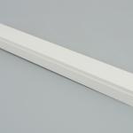 2024 White PVC Square Tube Plastic Channel Protective Sleeve