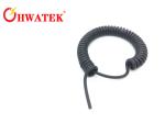Custom Spiral Electrical Wire Coiled Flex Cable UL & CUL Certificated Good