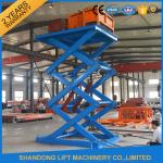 5 T Stationary Hydraulic Heavy Duty Scissor Lift , Hydraulic Work Platform Lift