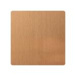 SUS 304 Satin Champagne Gold No.4 #4 Brush Finish Stainless Steel By AFP Surface