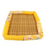 34 32 26 inch Comfortable Pet Bed couch Summer Rattan Mat Fabric 3D Structure