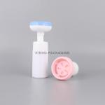 Plastic PP Flower Foam Dispenser Pump For Baby Hand Wash Sanitizer 40/400 43/410