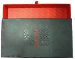 Black and Red Drawer Keepsake Gift Boxes for Men's Tie , logo shining