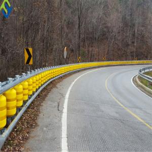 China EVA Traffic Curve Bend Road Roller Barrier Highway Guard Rail Rotating on sale