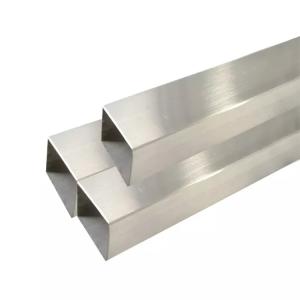 Wholesale SS304L SS321 SS310S SS Seamless Pipe Square Hairline Finish 4mm X 4mm 20mm X 20mm from china suppliers