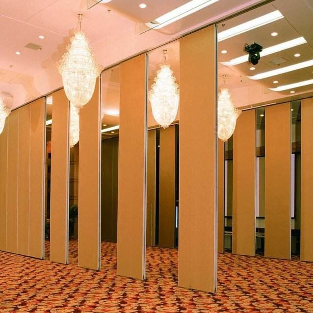 85MM Aluminum Frame Sound Proof Partitions Melamine Surface Movable Wall