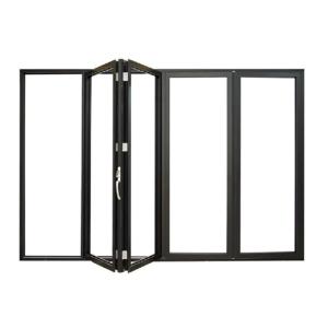 Wholesale Residential Bi-Folding Doors Aluminium Frame With Triplex Glass Option And 70mm Width from china suppliers
