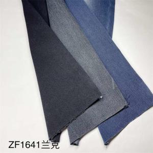 Wholesale 380gsm Heavy Weight Knitted Denim Fabric 31% Cotton 59% Poly 10% Spandex from china suppliers