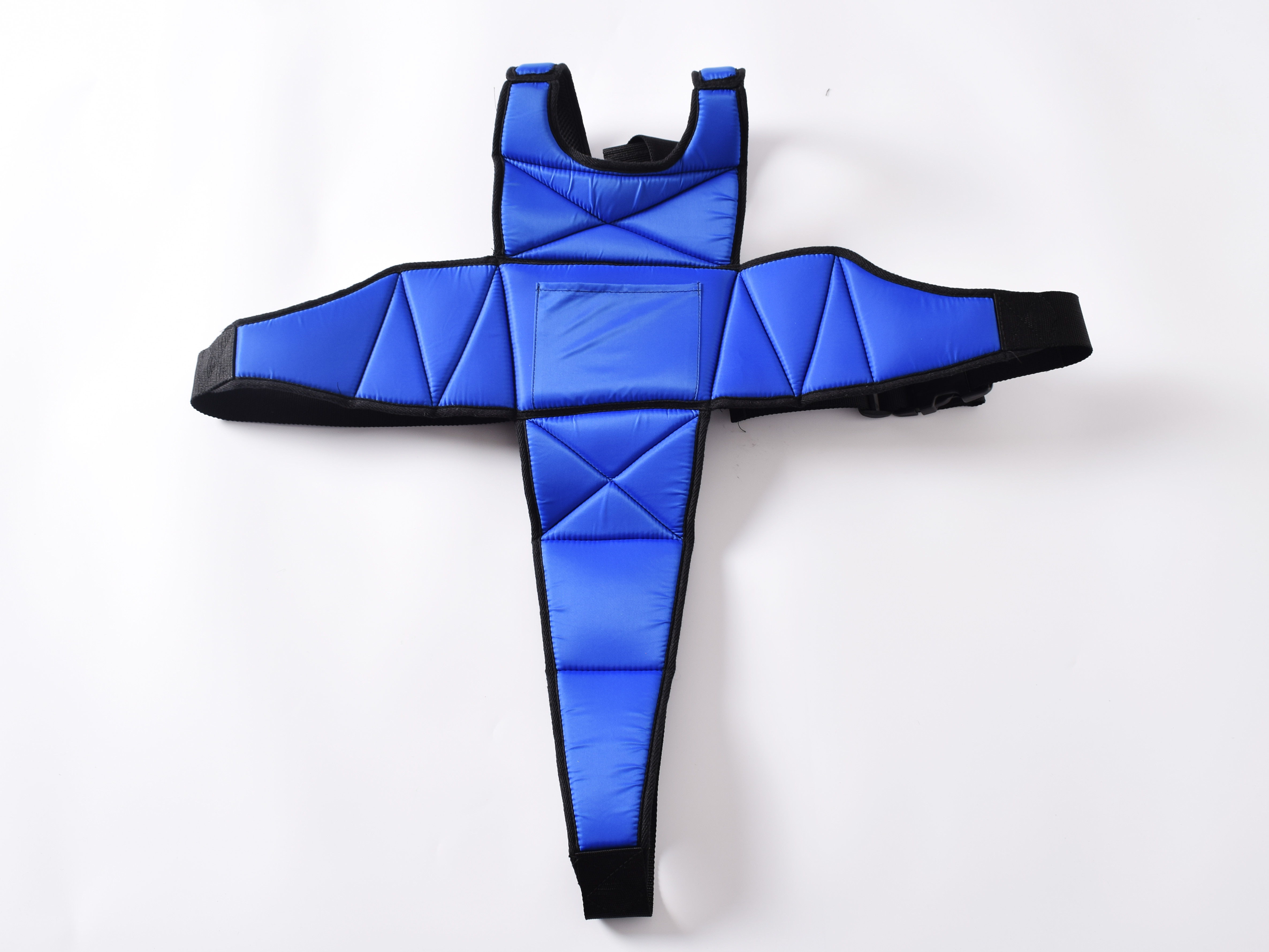 Nylon Wheelchair Accessories Seat Belt Torso Support Vest With Chest Pocket Easy Release Buckles