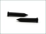 Writable ABS 36*9mm LF RFID Nail Tag Black Color For Asset Tracking Wood