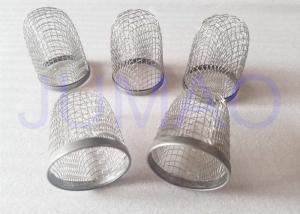 Wholesale Diamond Holes Stainless Steel Crimped Wire Mesh Filter Caps - 304 L from china suppliers