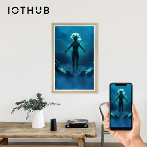 Wholesale 21.5 inch wifi digital photo frame digital picture crypto nft screen display frame smart digital art frame antiglare from china suppliers