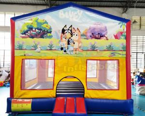 Wholesale Advertisement 1000D Inflatable Bounce Houses Lovely Dog Jumping Bouncer from china suppliers