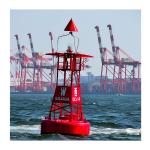 Steel Frame Nautical Marine Buoys Cylindrical Navigation Buoy