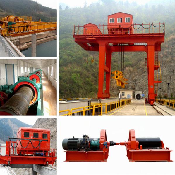 Quality Customizable Hydropower station application goliath crane gate hoist for sale