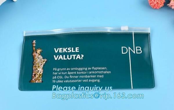 personalized pvc cloth packaging slider zipper pvc bag, Cosmetic Bag Toiletry