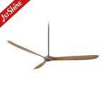 Electric Power Source 220V DC Motor 88 Inch Wood Ceiling Fan with Smart Remote