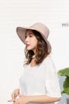 AK17592 fashion Wide brim sunny beach foldable summer straw hats for womens in