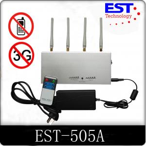 Wholesale 4 Antennas Cell Phone Signal Jammer Remote Control For CDMA GSM DCS PHS 3G from china suppliers