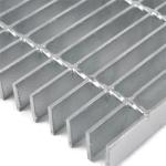 Metal Q195 Industrial Steel Grating Hot Dip Galvanized Anti Corrosion Flooring