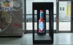 1 Sided HoloCube hologram advertising display showcase in stereo display