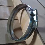 150-600mm Wide Clamps Width 48mm Spiral Clamp Bands For Flanged Spiral Duct