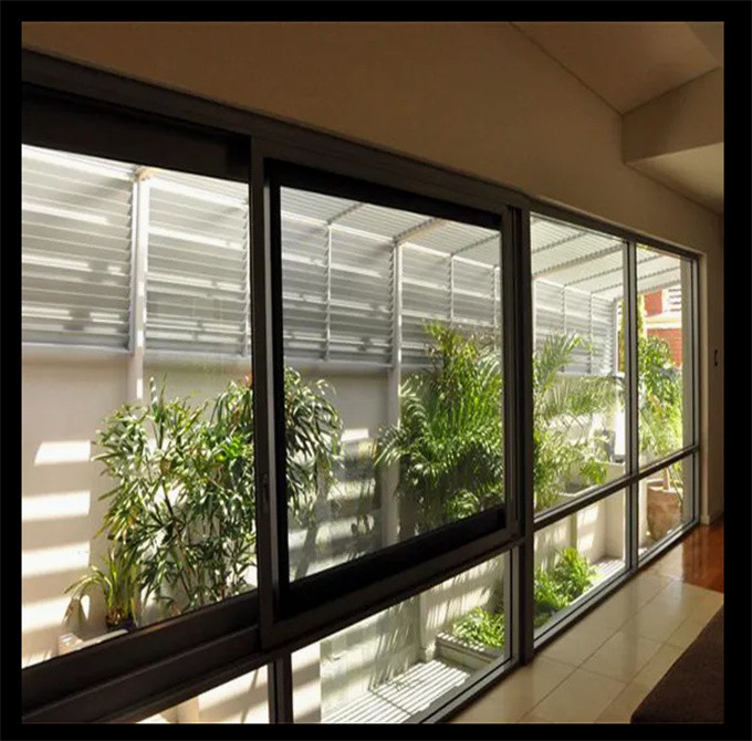 SKATE Hardware Level 8 Air Tightness Aluminum Windproof Casement Windows