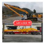 Malaysia Market 60 Inch Excavator Long Boom With Sturdy Construction