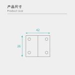 Reinforcing Shelf Units Metal L-Brackets in L Shape for Furniture Fitting