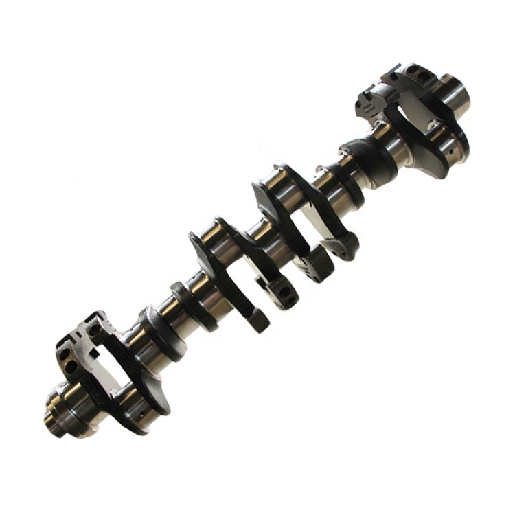 Cast Iron Forged Steel Crankshaft / 6BB1 6BD1 6BD1T Engine Crankshaft Replacement 1-12310-445-0 1-12310-436-0