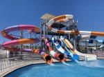 Water Park Playground Area Equipment Swimming Pool Games Fiberglass Slide
