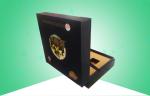 Real Velvet Custom Retail Packaging Boxes , Gift Box Packaging With Spot UV